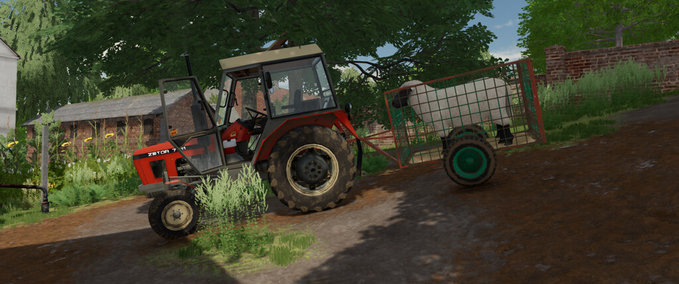 Sonstige Anhänger Alter Viehanhänger Landwirtschafts Simulator mod