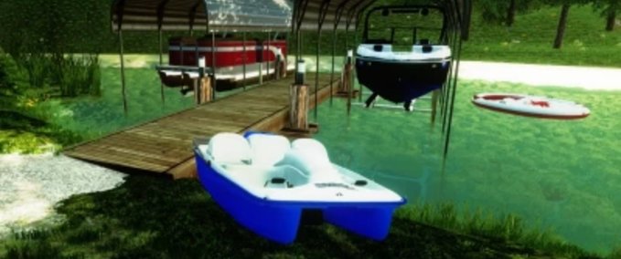Sonstige Fahrzeuge Tretboot Landwirtschafts Simulator mod