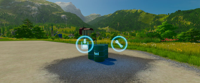 Platzierbare Objekte Fässer Für Kraftstoff Landwirtschafts Simulator mod