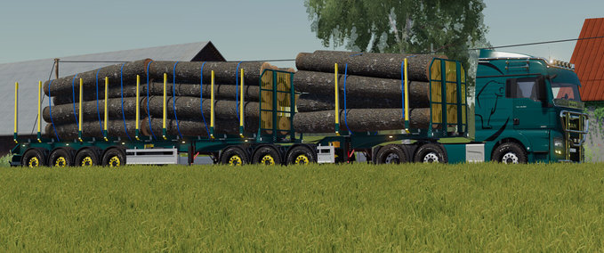 Sonstige Anhänger Fliegl Timber Runner Pack Landwirtschafts Simulator mod