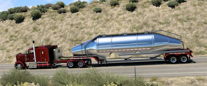 Trailer Besitzbarer AeroMAC Pneumatic Tanker - 1.46 American Truck Simulator mod