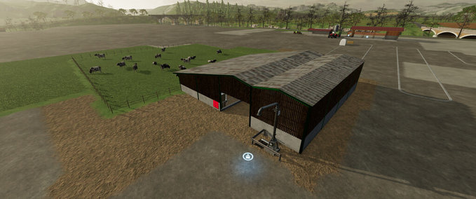 Platzierbare Objekte Kuhstall Mit Weide Landwirtschafts Simulator mod