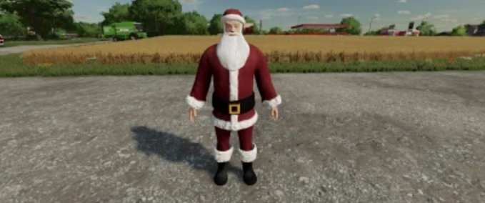 Platzierbare Objekte Weihnachtsmann 2022 Landwirtschafts Simulator mod