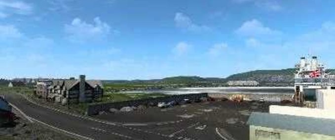 Maps Promods Addon - Shetland (ONLY !!!) - 1.46 Eurotruck Simulator mod