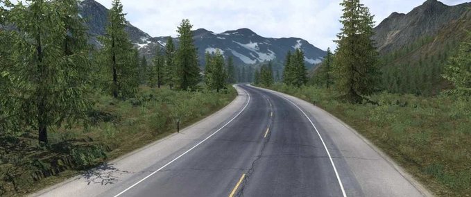 Mods Promods Canada and Alaska – North To The Future Road Connection  American Truck Simulator mod