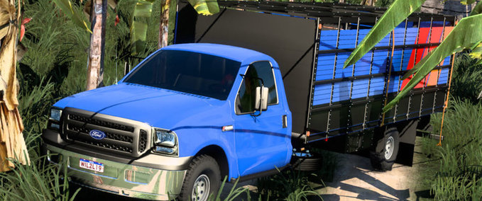 Trucks [ATS] Ford F250/F4000 + Interior (1.46.x) American Truck Simulator mod
