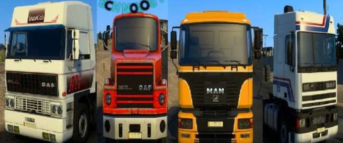Trucks Oldtimer LKW Paket - 1.46 Eurotruck Simulator mod