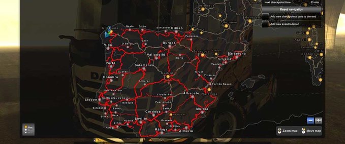 Mods Undiscovered Roads - 1.46 Eurotruck Simulator mod