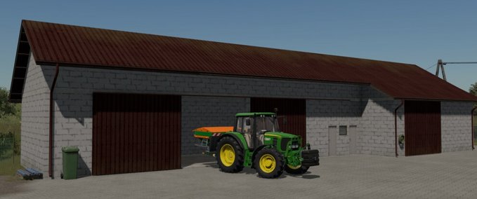 Platzierbare Objekte Garagen mit Schiebetüren Landwirtschafts Simulator mod