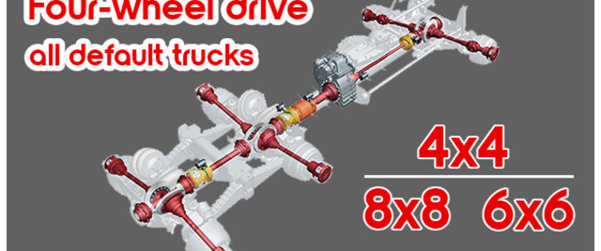 Trucks Allrad Modus Eurotruck Simulator mod