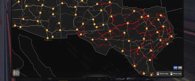 Mods Undiscovered Roads - 1.46 American Truck Simulator mod