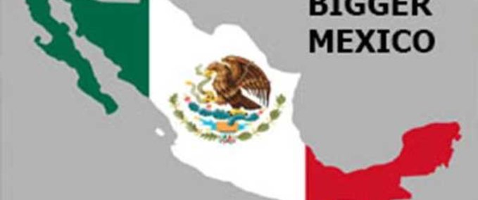 Maps Project Bigger Mexico - 1.46 American Truck Simulator mod