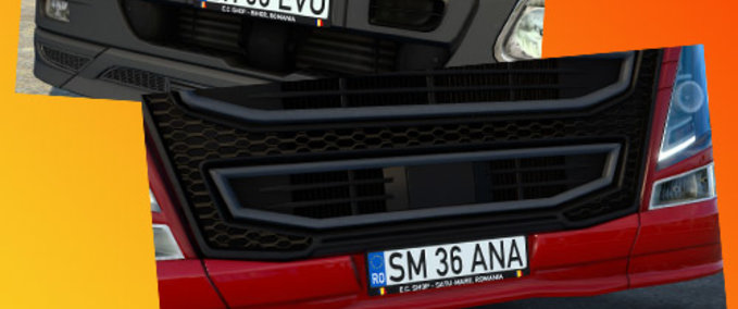 Trucks Romanian Licences Plate Pack for Truck Eurotruck Simulator mod
