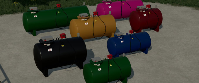 Platzierbare Objekte Fuel Tank Pack Landwirtschafts Simulator mod