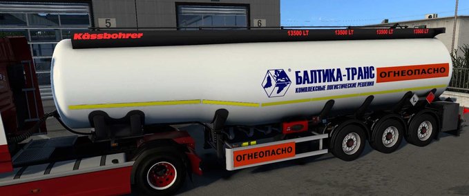 Trailer Kässbohrer Tanker - 1.46 Eurotruck Simulator mod