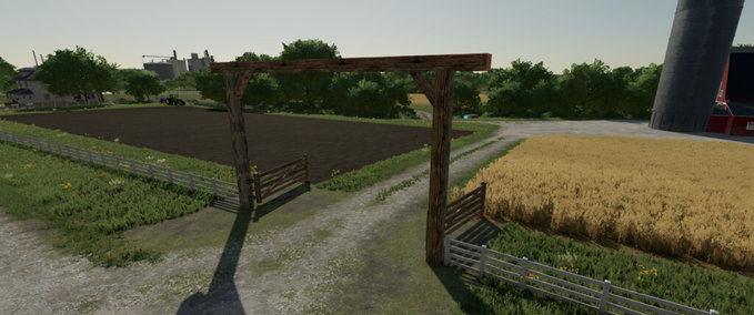 Platzierbare Objekte Bauernhof Eingang Landwirtschafts Simulator mod