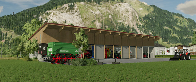 Platzierbare Objekte Große Bergehalle Landwirtschafts Simulator mod