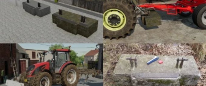 Gewichte Beton Gewicht Landwirtschafts Simulator mod