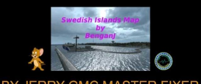 Mods Swedish Islands 1.13 Fix - 1.46 Eurotruck Simulator mod