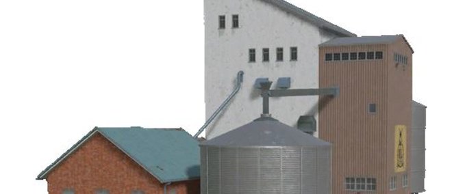 Gebäude mit Funktion Getreidemühle Landwirtschafts Simulator mod