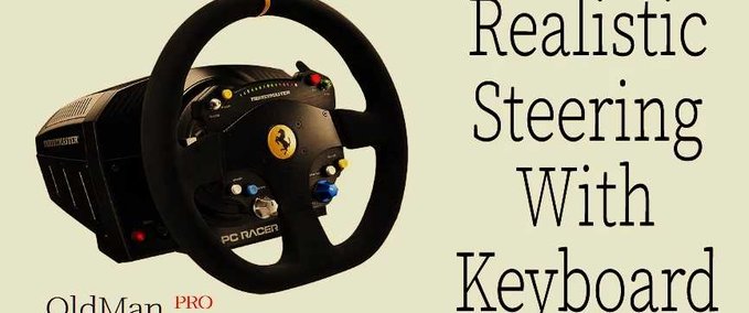 Trucks Realistic Steering with Keyboard  Eurotruck Simulator mod