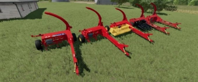 Sonstige Anbaugeräte CNH Feldhäcksler mit Zugvorrichtung Landwirtschafts Simulator mod