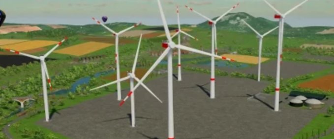 Platzierbare Objekte Nordex Delta Windturbinen Landwirtschafts Simulator mod