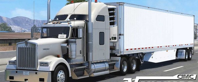 Trailer Vanguard Reefer Trailer - 1.46  American Truck Simulator mod