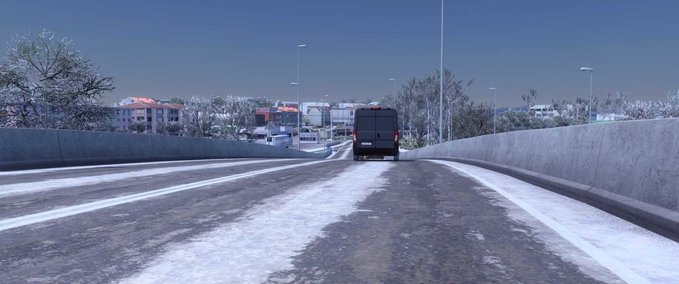 Mods Winter Weather - 1.46 Eurotruck Simulator mod