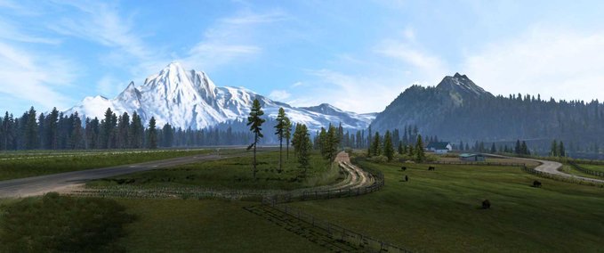 Maps Alaska [North to the Future] - 1.46 American Truck Simulator mod