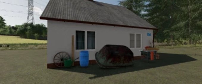 Platzierbare Objekte FS22 Kleines polnisches Haus Landwirtschafts Simulator mod