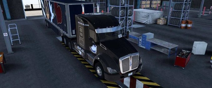 Mods TRANS ALL Garage D-Deck - 1.46.2 American Truck Simulator mod