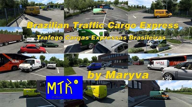 ETS Brazilian Cargo Express Ai Traffic v Trucks Mods AI Other Mod für Eurotruck