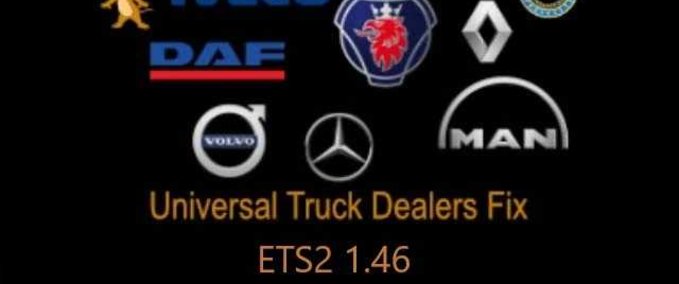 Trucks Universal Truck Dealer Fix - 1.46 Eurotruck Simulator mod
