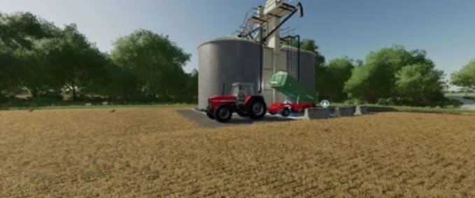 Platzierbare Objekte Getreidesilo und TP Landwirtschafts Simulator mod