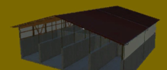 Große Schüttguthalle mit 8 Kammern Mod Image