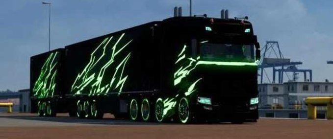 Trucks Glowing Trucks And Trailers  Eurotruck Simulator mod