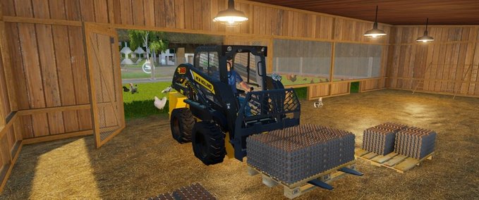 Platzierbare Objekte Großer Hühnerstall Landwirtschafts Simulator mod