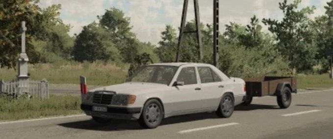 PKWs Mercedes W124 Bearbeiten Landwirtschafts Simulator mod