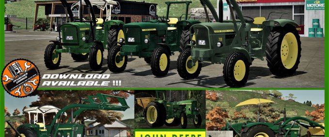 FS 22: Tractors John Deere mods for Farming Simulator 