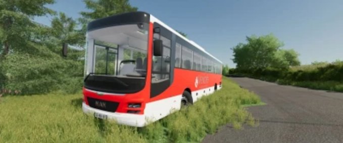Sonstige Fahrzeuge Bus Man Intercity Vendée Le Département 85 Landwirtschafts Simulator mod