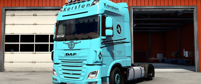 DAF DAF XF Euro 6 Kersten Transporte (Trucker 79 TV) Skin Eurotruck Simulator mod