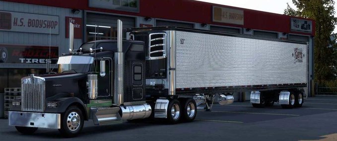 Trailer Vanguard Reefer Trailer 2023 - 1.46 American Truck Simulator mod