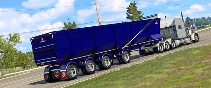 Trailer Ownable Cross Country Demolition Dump  - 1.46 American Truck Simulator mod