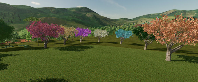 Platzierbare Objekte Lapacho Bäume Landwirtschafts Simulator mod