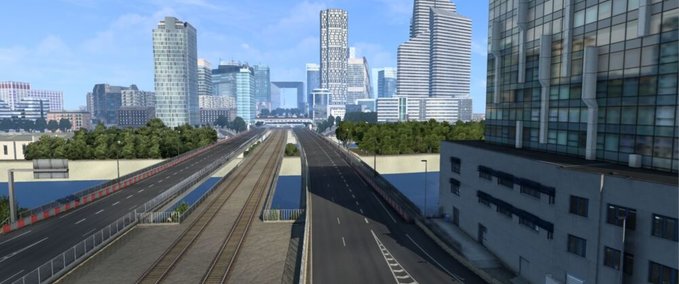 Maps Paris 1:1 WIP Alpha - 1.46 Eurotruck Simulator mod