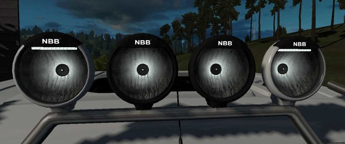 Trucks NBB LED Lights Pack - 1.46 Eurotruck Simulator mod