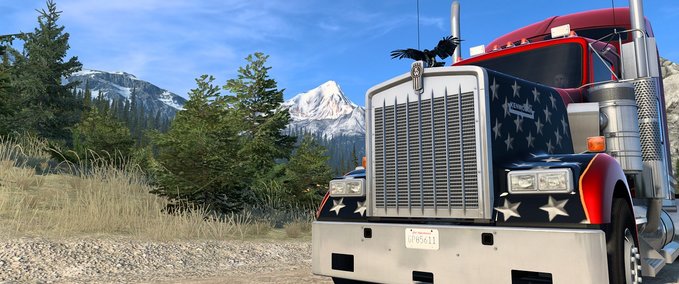 Trucks New Figures on the Hood of the Truck American Truck Simulator mod