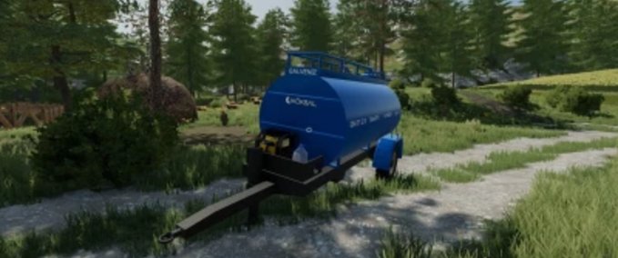 Sonstige Anhänger 4 Tonnen Wassertankwagen Landwirtschafts Simulator mod