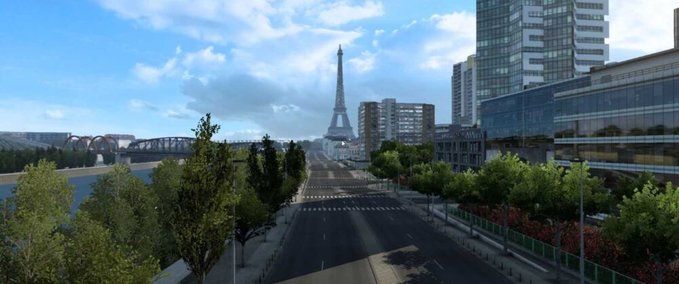 Maps Paris - Unofficial Patch -  Eurotruck Simulator mod